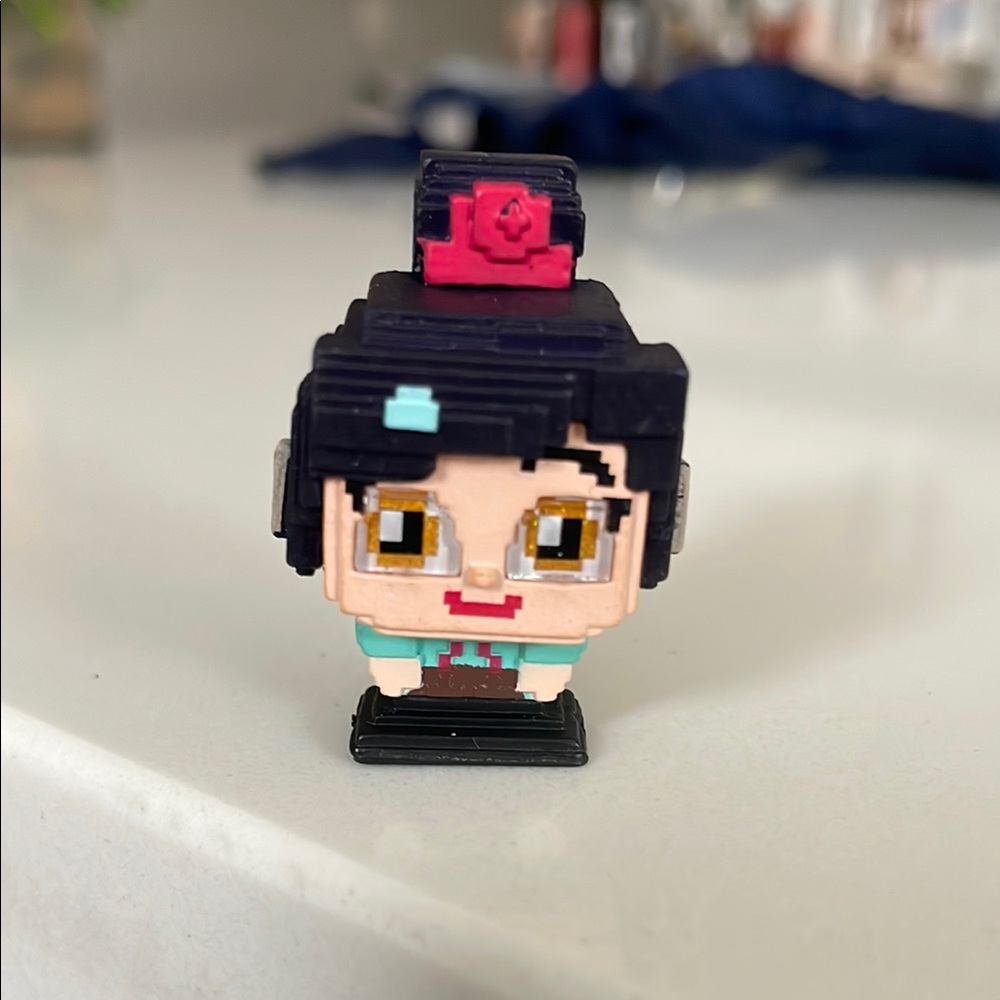 Pixel Art Style Figurine